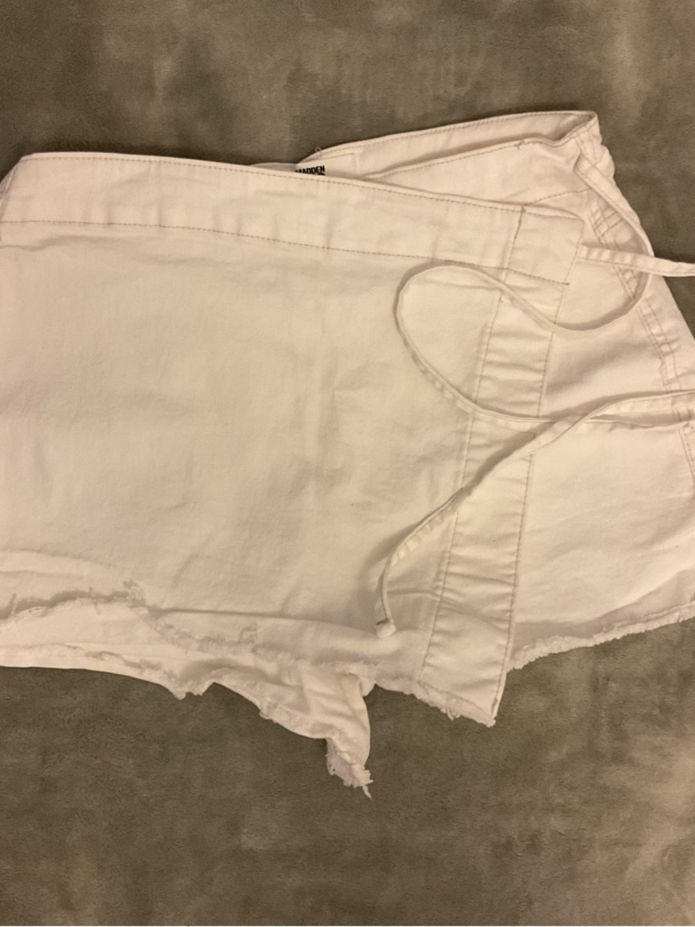 White Women's Drawstring Skort